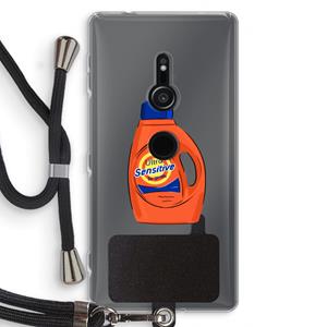 CaseCompany Ultra Sensitive: Sony Xperia XZ2 Transparant Hoesje met koord
