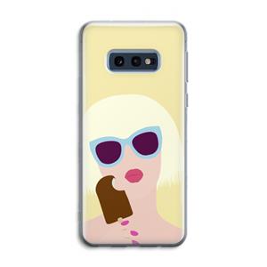 CaseCompany Ice cream: Samsung Galaxy S10e Transparant Hoesje