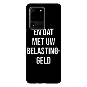 CaseCompany Belastinggeld - Zwart: Samsung Galaxy S20 Ultra Tough Case