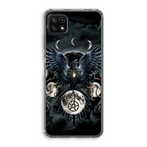 CaseCompany Sinister Wings: Samsung Galaxy A22 5G Transparant Hoesje