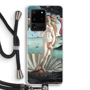 CaseCompany Birth Of Venus: Samsung Galaxy S20 Ultra Transparant Hoesje met koord