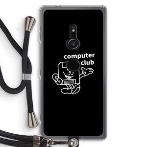 CaseCompany Floppyhead: Sony Xperia XZ2 Transparant Hoesje met koord