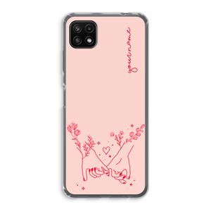 CaseCompany Best Friends: Samsung Galaxy A22 5G Transparant Hoesje
