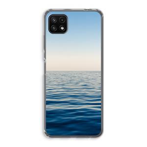 CaseCompany Water horizon: Samsung Galaxy A22 5G Transparant Hoesje