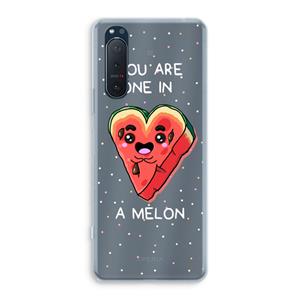 CaseCompany One In A Melon: Sony Xperia 5 II Transparant Hoesje