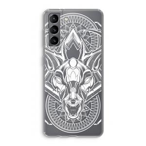 CaseCompany Oh Deer: Samsung Galaxy S21 Transparant Hoesje