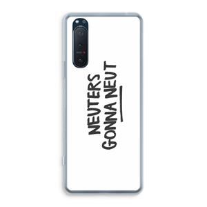 CaseCompany Neuters: Sony Xperia 5 II Transparant Hoesje