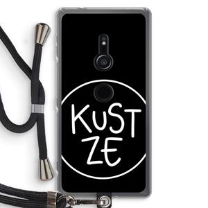 CaseCompany KUST ZE: Sony Xperia XZ2 Transparant Hoesje met koord
