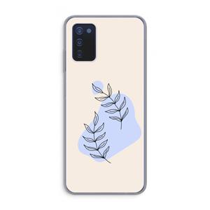 CaseCompany Leaf me if you can: Samsung Galaxy A03s Transparant Hoesje