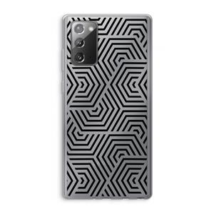 CaseCompany Magic pattern: Samsung Galaxy Note 20 / Note 20 5G Transparant Hoesje