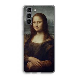 CaseCompany Mona Lisa: Samsung Galaxy S21 Transparant Hoesje