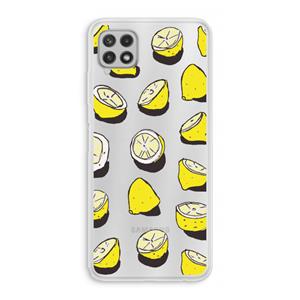 CaseCompany When Life Gives You Lemons...: Samsung Galaxy A22 4G Transparant Hoesje