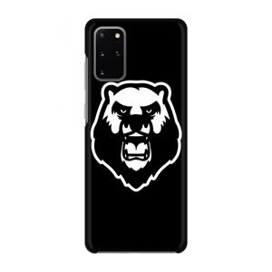 CaseCompany Angry Bear (black): Volledig geprint Samsung Galaxy S20 Plus Hoesje