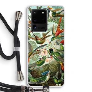 CaseCompany Haeckel Trochilidae: Samsung Galaxy S20 Ultra Transparant Hoesje met koord