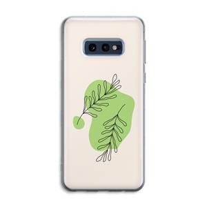 CaseCompany Beleaf in you: Samsung Galaxy S10e Transparant Hoesje