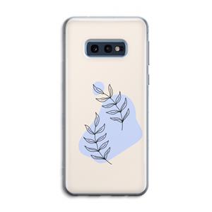 CaseCompany Leaf me if you can: Samsung Galaxy S10e Transparant Hoesje