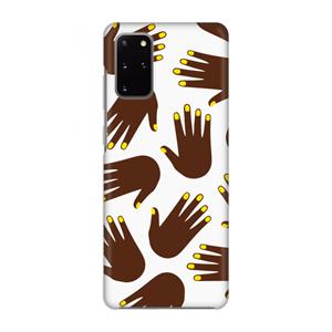 CaseCompany Hands dark: Volledig geprint Samsung Galaxy S20 Plus Hoesje