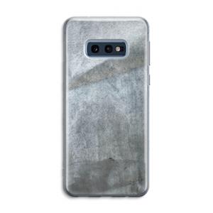 CaseCompany Grey Stone: Samsung Galaxy S10e Transparant Hoesje