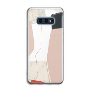 CaseCompany Lava: Samsung Galaxy S10e Transparant Hoesje