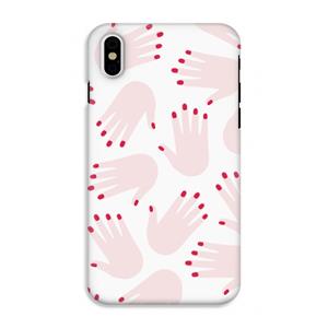 CaseCompany Hands pink: iPhone X Tough Case