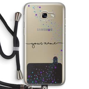 CaseCompany Sterren: Samsung Galaxy A5 (2017) Transparant Hoesje met koord