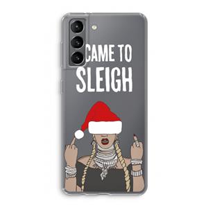 CaseCompany Came To Sleigh: Samsung Galaxy S21 Transparant Hoesje