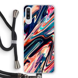 CaseCompany Quantum Being: Samsung Galaxy A70 Transparant Hoesje met koord