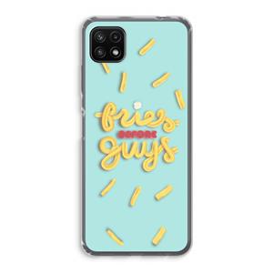 CaseCompany Always fries: Samsung Galaxy A22 5G Transparant Hoesje