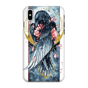 CaseCompany Golden Raven: iPhone X Tough Case