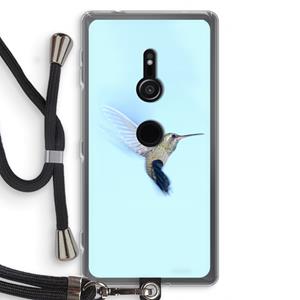 CaseCompany Kolibri: Sony Xperia XZ2 Transparant Hoesje met koord