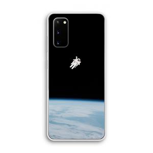 CaseCompany Alone in Space: Samsung Galaxy S20 Transparant Hoesje