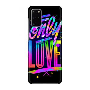 CaseCompany Only Love: Volledig geprint Samsung Galaxy S20 Plus Hoesje
