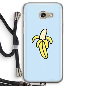 CaseCompany Banana: Samsung Galaxy A5 (2017) Transparant Hoesje met koord