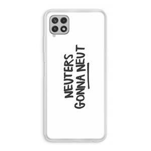 CaseCompany Neuters: Samsung Galaxy A22 4G Transparant Hoesje
