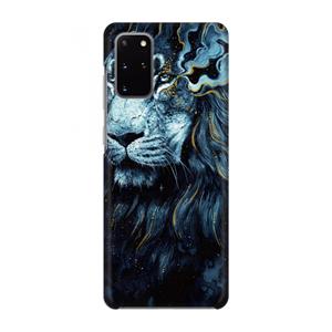 CaseCompany Darkness Lion: Volledig geprint Samsung Galaxy S20 Plus Hoesje
