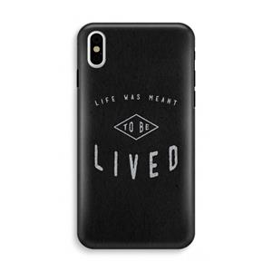 CaseCompany To be lived: iPhone X Tough Case