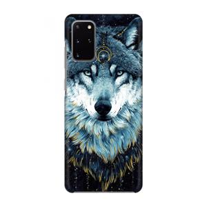 CaseCompany Darkness Wolf: Volledig geprint Samsung Galaxy S20 Plus Hoesje