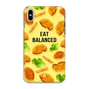 CaseCompany Eat Balanced: iPhone X Tough Case