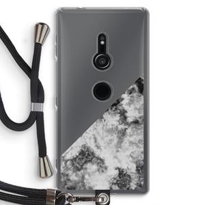 CaseCompany Onweer: Sony Xperia XZ2 Transparant Hoesje met koord