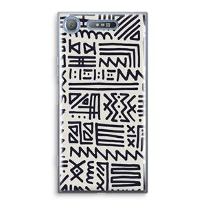 CaseCompany Marrakech print: Sony Xperia XZ1 Transparant Hoesje