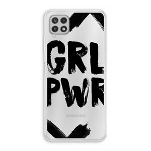 CaseCompany Girl Power #2: Samsung Galaxy A22 4G Transparant Hoesje