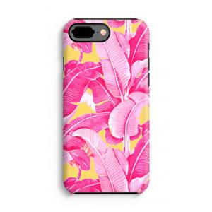 CaseCompany Pink Banana: iPhone 8 Plus Tough Case