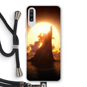 CaseCompany Children of the Sun: Samsung Galaxy A70 Transparant Hoesje met koord