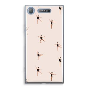 CaseCompany Dancing #1: Sony Xperia XZ1 Transparant Hoesje