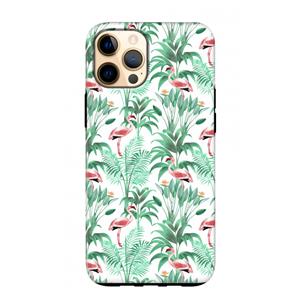 CaseCompany Flamingo bladeren: iPhone 12 Pro Max Tough Case