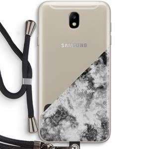 CaseCompany Onweer: Samsung Galaxy J7 (2017) Transparant Hoesje met koord