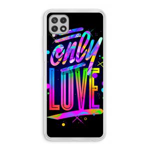 CaseCompany Only Love: Samsung Galaxy A22 4G Transparant Hoesje