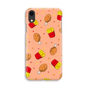 CaseCompany Chicken 'n Fries: iPhone XR Volledig Geprint Hoesje