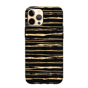 CaseCompany Gouden strepen: iPhone 12 Pro Max Tough Case