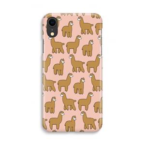CaseCompany Alpacas: iPhone XR Volledig Geprint Hoesje